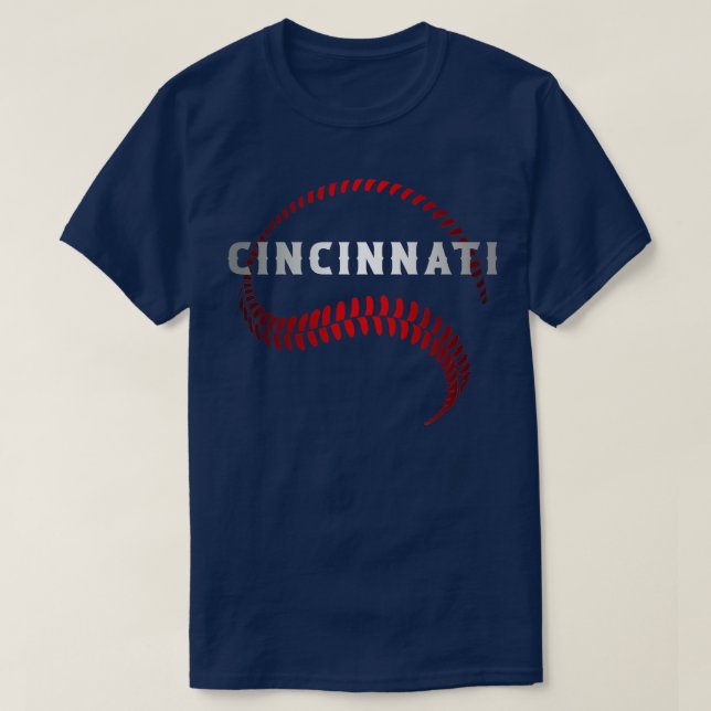 T-shirt Baseball de Cincinnati (Design devant)