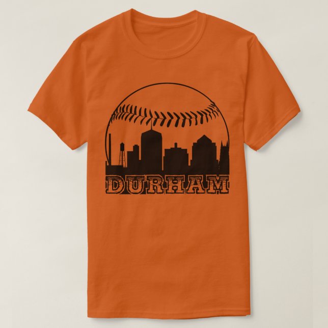 T-shirt Baseball de Durham North en olina (Design devant)