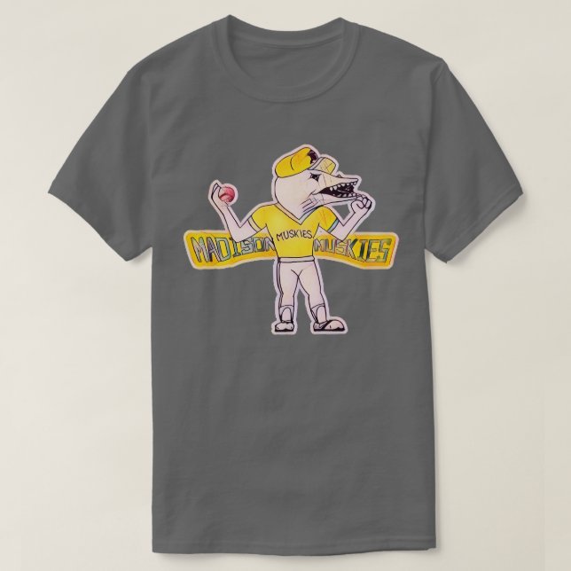 T-shirt Baseball de Madison Muskies (Design devant)