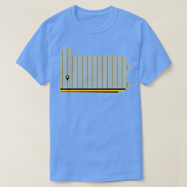 T-shirt Baseball de Pittsburgh (Design devant)