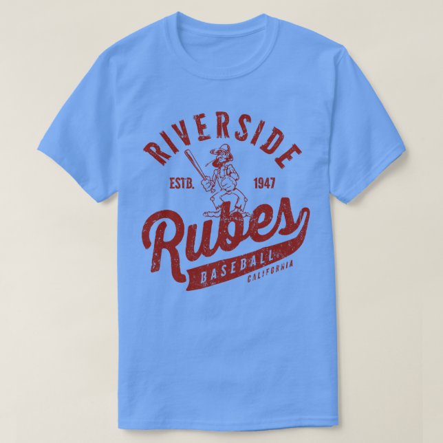 T-shirt Baseball de Riverside Rubes (Design devant)