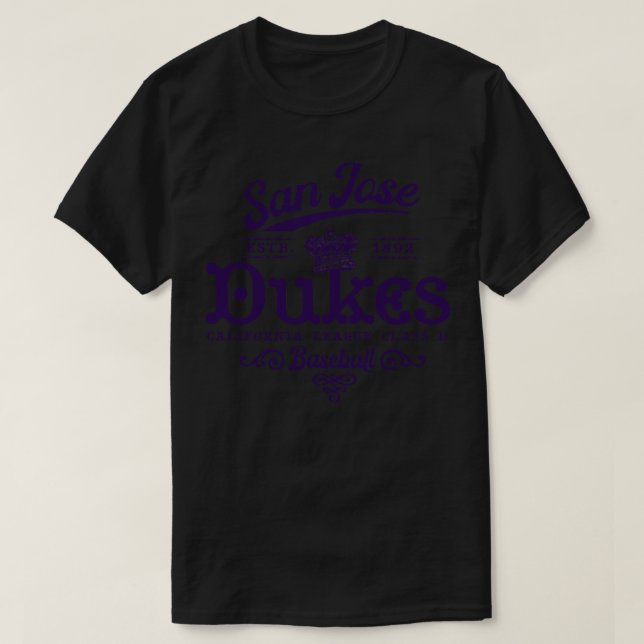 T-shirt Baseball de San Jose Dukes (Design devant)