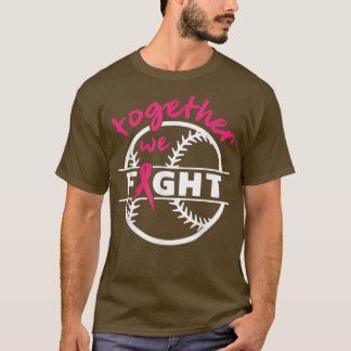 T-shirt Baseball de sensibilisation au cancer du sein Ense