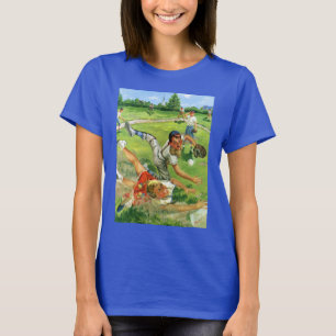 T-shirt Baseball de sport vintage, équipes d'enfants jouan
