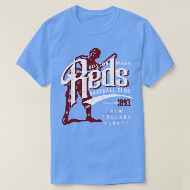 T-shirt Baseball des Boston Reds (Design devant)