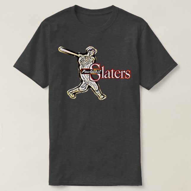 T-shirt Baseball des Slaters de pawtucket (Design devant)