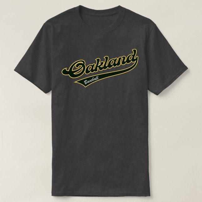 T-shirt Baseball d'Oakland (Design devant)