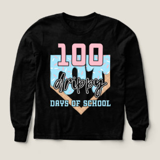 T-Shirt Baseball Donut 100 Jours d'École qui Dégou