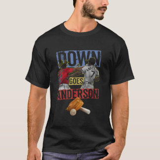 T-shirt Baseball Down devient Anderson drôle