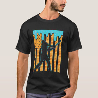 T-shirt Baseball Drip Boys Crème Glacée Américaine Fla