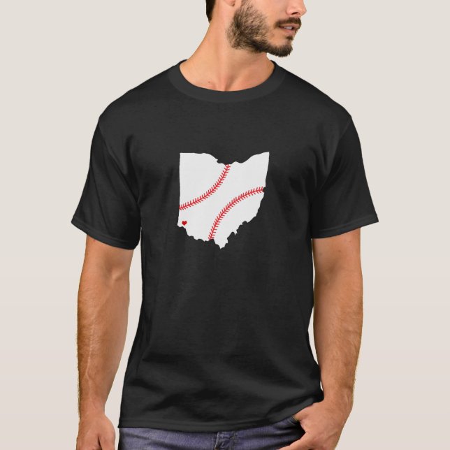 T-shirt Baseball en Ohio (Devant)