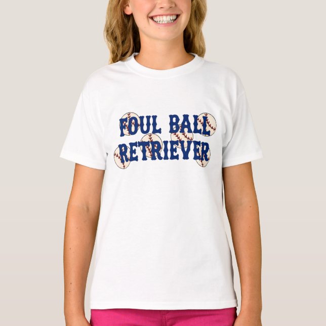 T-shirt Baseball Foul Ball Retriever Cooperstown Sister (Devant)