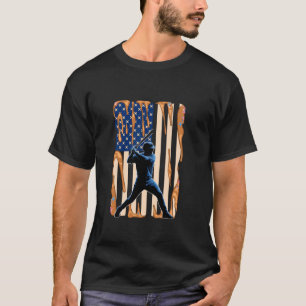 T-shirt Baseball Garçons Enfants qui dégoulinent Drip USA
