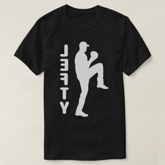 T-shirt Baseball gaucher gauche gauche Pitcher amusant Bas (Design devant)