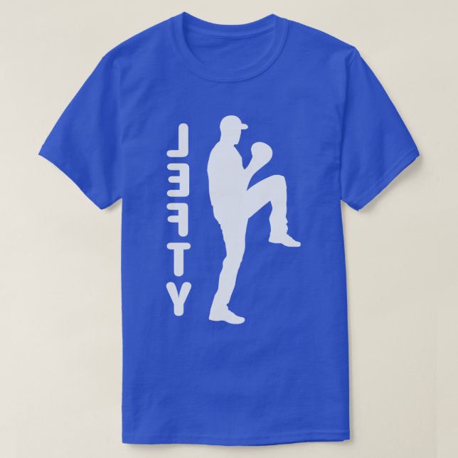 T-shirt Baseball gaucher gauche gauche Pitcher amusant Bas (Design devant)