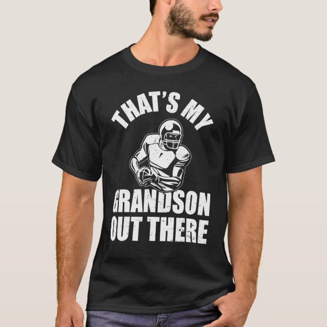 T-shirt baseball grandma  that's my grandson out there foo (Devant)