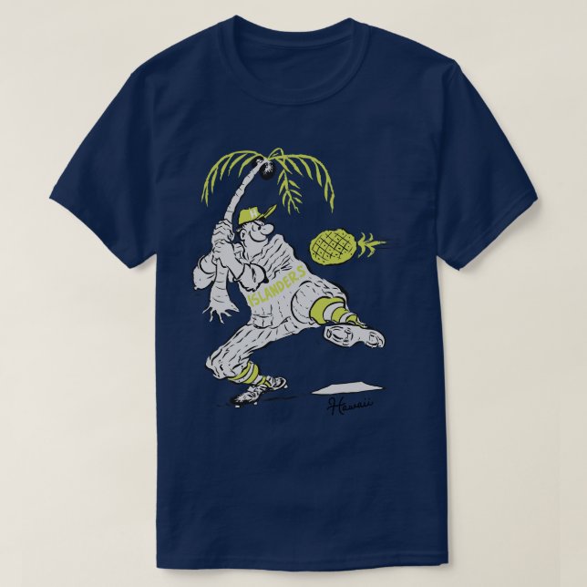 T-shirt Baseball Hawaii Islanders 1961 (Design devant)