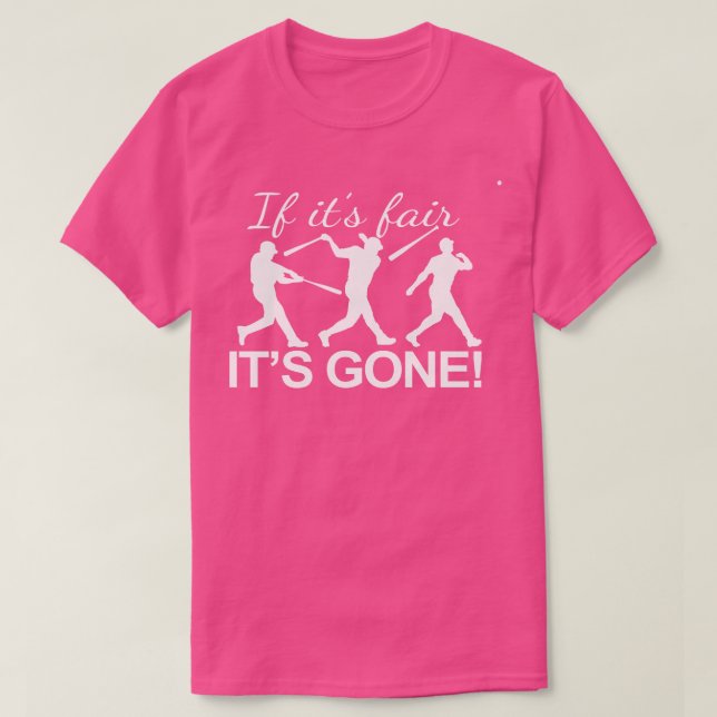 T-shirt Baseball Home Run Si Son Juste Son GONE Dinger 1 (Design devant)