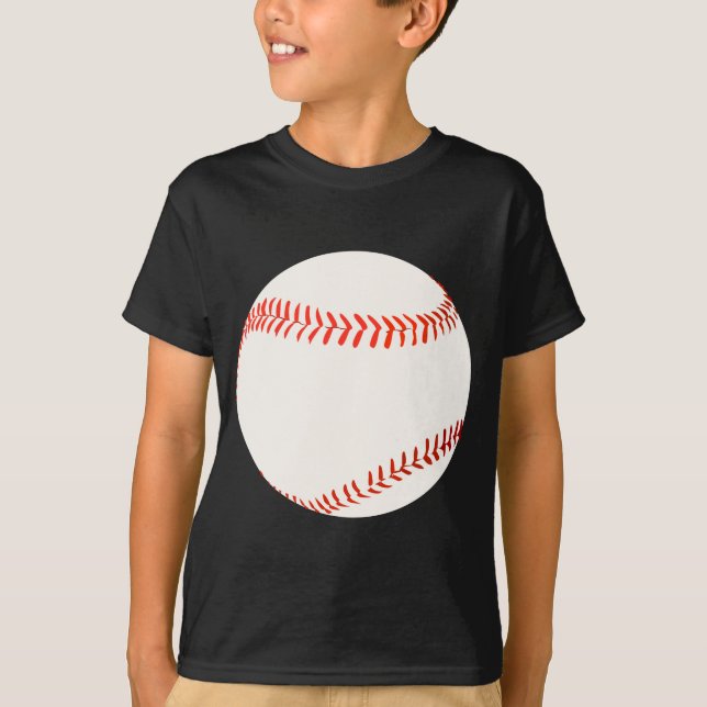 T-shirt Baseball Illustration (Devant)