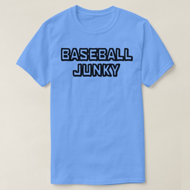 T-SHIRT BASEBALL JUNKY (Design devant)