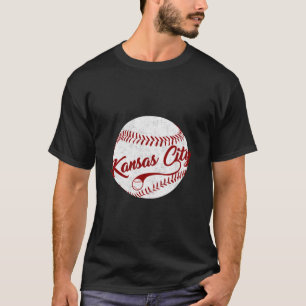 T-shirt Baseball Kansas City Love Blue Color Royal Nationa