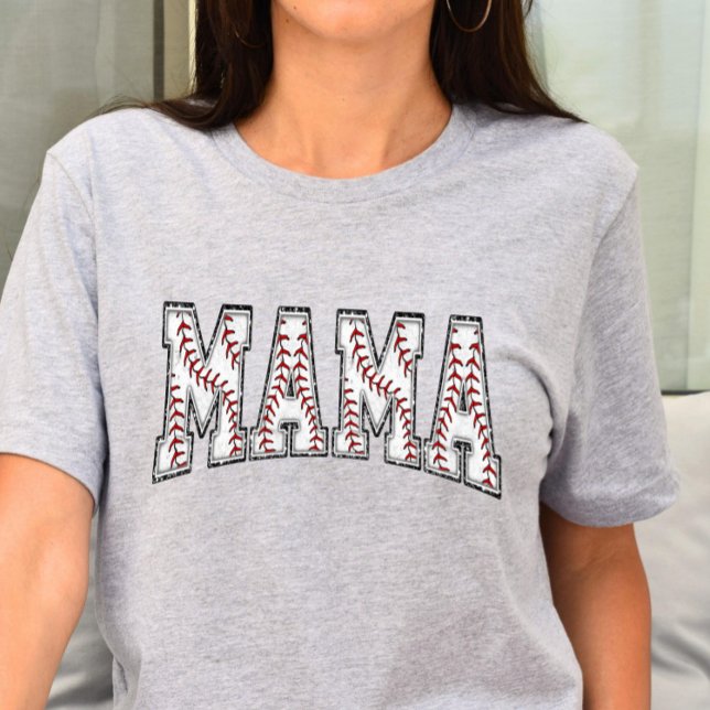 T-Shirt Baseball Mama (Créateur téléchargé)