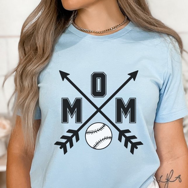 T-shirt Baseball Maman Jeu Jour Ballpark (Créateur téléchargé)