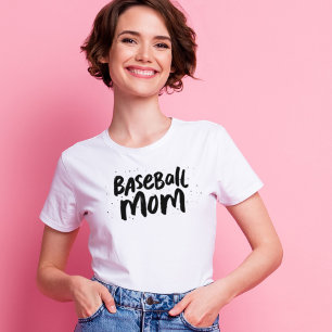 T-shirt Baseball maman tendance personnalisées noir type