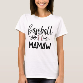 T-shirt Baseball Mamaw Cute Arrow Les Noël de la mère du p