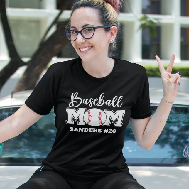 T-shirt Baseball Mom Fun Gift for Mom (Créateur téléchargé)