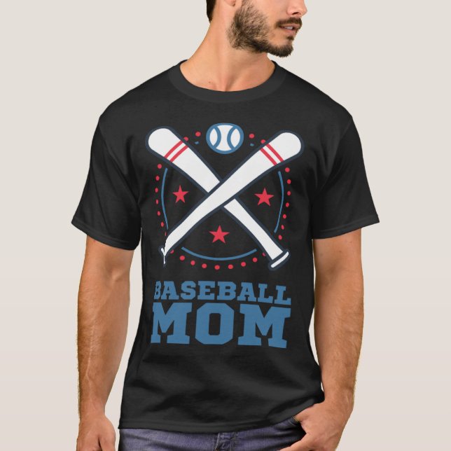T-shirt Baseball Mom  Softball Mom Mother s Day 2021 (Devant)