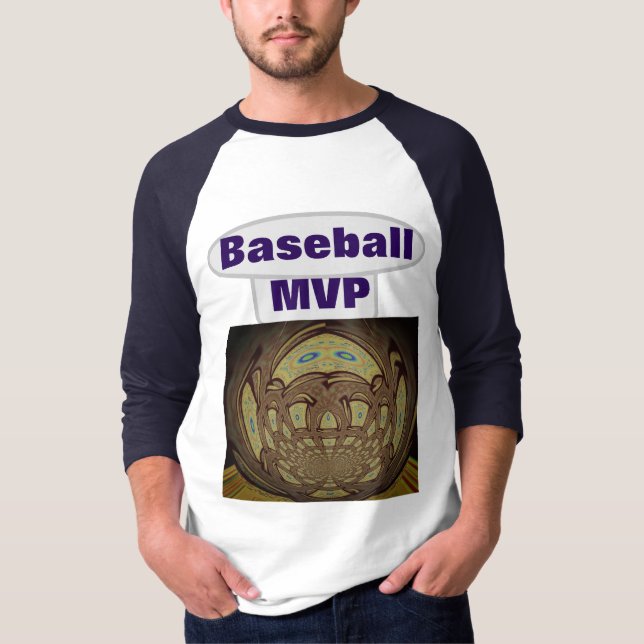 T-shirt Baseball MVP : Vêtements de ventilateur stylish (Devant)