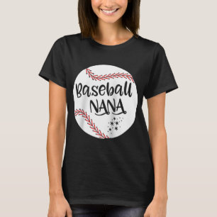 T-shirt Baseball Nana Grandma Women Christmas Mother's Day