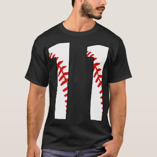 T-shirt Baseball Numéro 11 11 Baseball Jersey Favorite Pl