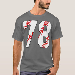 T-shirt Baseball Numéro 78 78 Baseball Jersey Favorite Pl