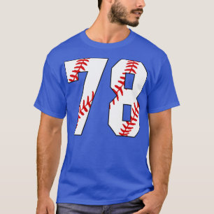 T-shirt Baseball Numéro 78 78 Baseball Jersey Favorite Pl