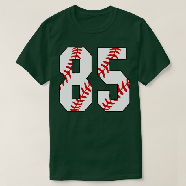 T-shirt Baseball Numéro 85 85 Baseball Jersey Favorite Pl (Design devant)