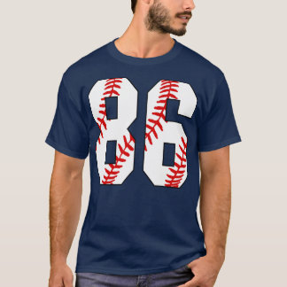 T-shirt Baseball Numéro 86 86 Baseball Jersey Favorite Pl