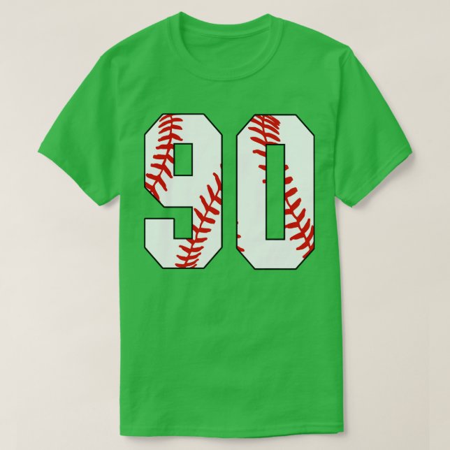 T-shirt Baseball Numéro 90 90 Jersey De Baseball Favorite  (Design devant)