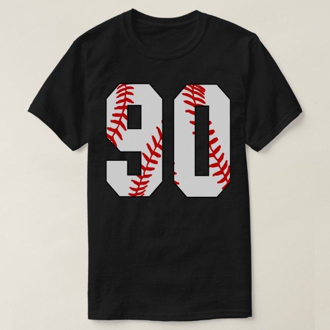 T-shirt Baseball Numéro 90 90 Jersey De Baseball Favorite  (Design devant)