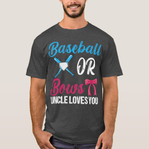 T-shirt Baseball Ou Bows Oncle Vous Aime Drôle Genre Reve