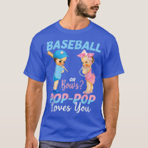 T-shirt Baseball Ou Bows Pop Pop Vous Aime Bébé Genre Rev