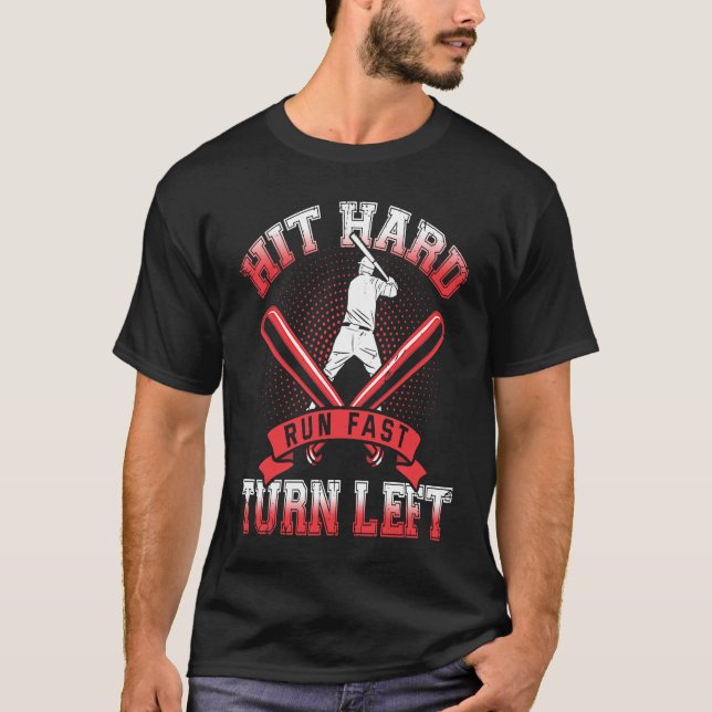 T-shirt Baseball Pitcher and catcher, baseball bat (Devant)