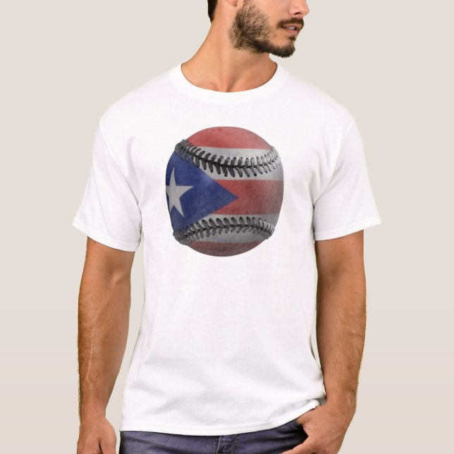 T-shirt Baseball portoricain (Devant)