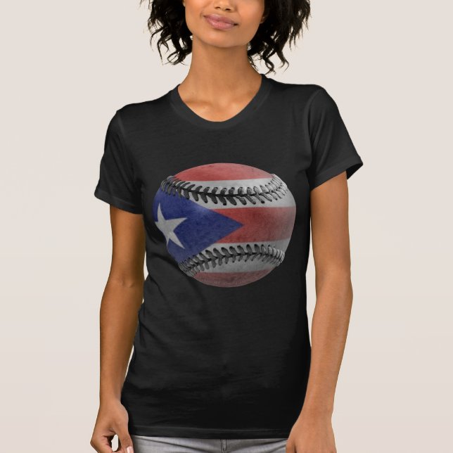 T-shirt Baseball portoricain (Devant)