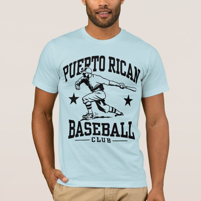 T-shirt Baseball portoricain (Devant)