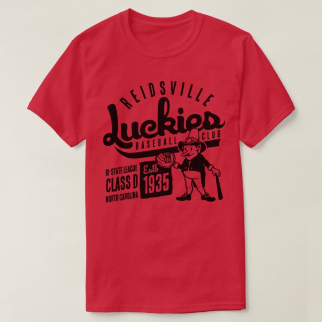 T-shirt Baseball Reidsville Luckies (Design devant)