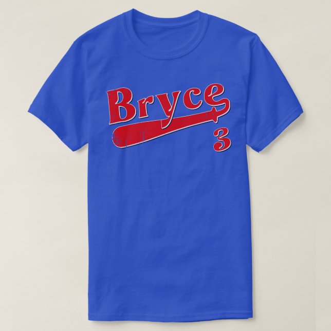 T-shirt Baseball rétro vintage Bryce (Design devant)
