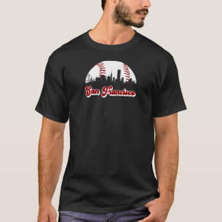 T-shirt Baseball San Francisco Vintage Giant Ball National
