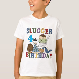 T-shirt Baseball Slugger 4e anniversaire